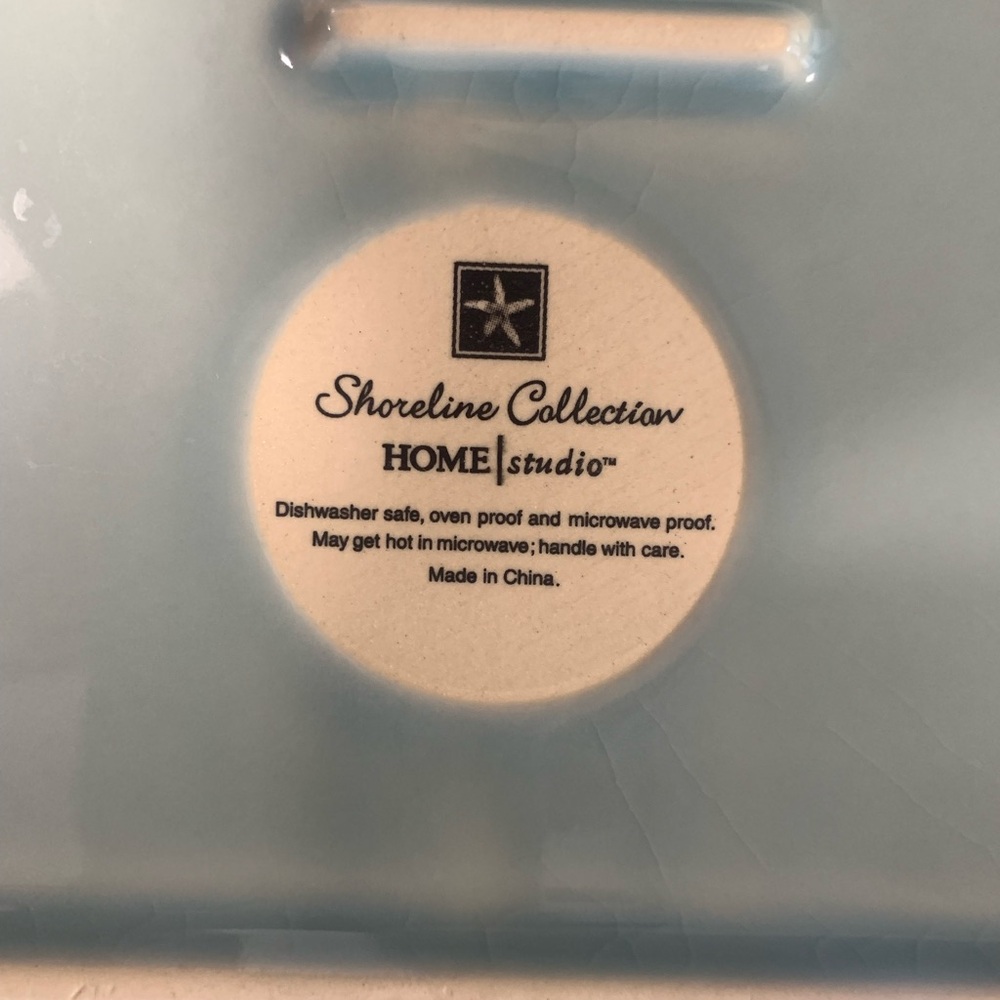 Beachy Shoreline Collection Plates - Picture 3 of 3